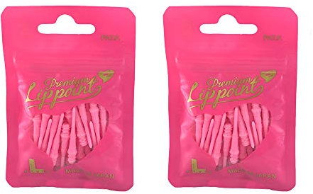 LSTYLE Premium Lippoint - Pink - 60 Count - Regular Length - Soft Tip Points - 2BA Thread