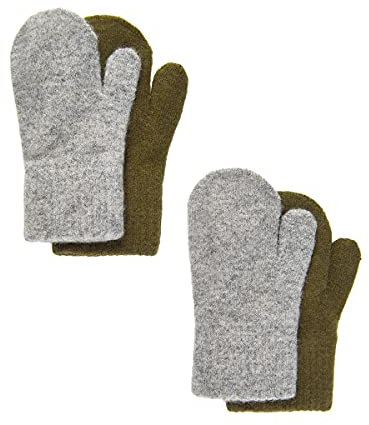 Celavi Unisex Kinder Magic Mittens F ustlinge, Military Olive, 3 EU