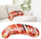 Tnfeeon Simulation Food Pillow, 3D-Spielzeugkissen Kissen Plüschtier Soft Sofa Wohnzimmer Schlafzimmer Auto Dekoration(Simulationswürste)