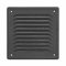 Adgo - Griglia aerazione rettangolare - Griglia ventilazione in acciaio zincato - 16,5x16,5 cm - Griglia di ventilazione con zanzariera - Griglie aerazione - la ventilazione - ripresa aria