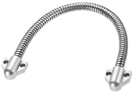 sourcing map Flexible Door Loop Wire Protector Sleeve with Ends 400mm x 9.5mm