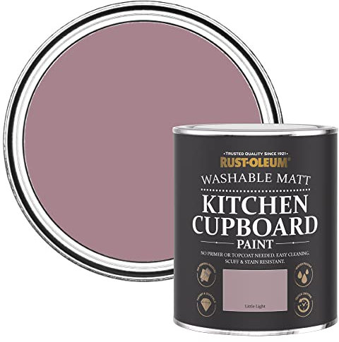 Rust-Oleum Pink Kitchen Cupboard Paint in Matt Finish - Little Light 750ml