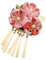 Minkissy Kimono-Clips Geisha-Haarschmuck Japanische Haarklammern Kimono Haar Clip Quaste Haarnadeln Japanische Haarnadel für Rosa Quaste Haarspange Kimono-Zubehör