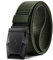 BULLIANT Taktischer Gürtel, Gürtel Herren Militär Wandern Arbeitsgürtel 3,8cm,Schnellverschluss Metallschnalle(Marinegrün-105cm/30-34 taille verstellbar)