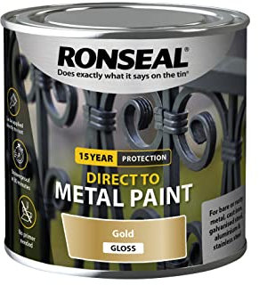 Ronseal Direct to Metal Gold Gloss 250ml