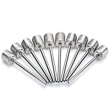 10 Stück Sport Ball Inflating Pump Needle For Football Basketball Soccer Inflatable Steel Pump Air Pin Adapter