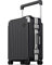 SOMODE LA Series Valise à Main avec poignée de 50,8 cm de Large, Coque Rigide avec Cadre en Aluminium, Roues pivotantes très silencieuses et Serrure TSA, Bagage à Main pour Voyage d'affaires, Noir,