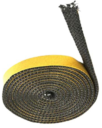 Dichtungsband für Holzofen, hohe Dichte, Fiberglasseil, für Ofen, Fenster, Tür, 3 x 10 x 200 cm