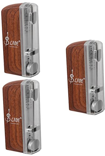 Supvox 3 Stk Metronom Metronom Übungszubehör Für Musikinstrumente Tempo Metronom Bass-metronom Abecedarisches Metronom Gitarren-metronom Metronom Für Musiker Klavier Metall Klang Violine
