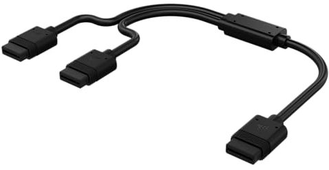 Corsair iCUE LINK Y-Cable - 600mm Straight - Black