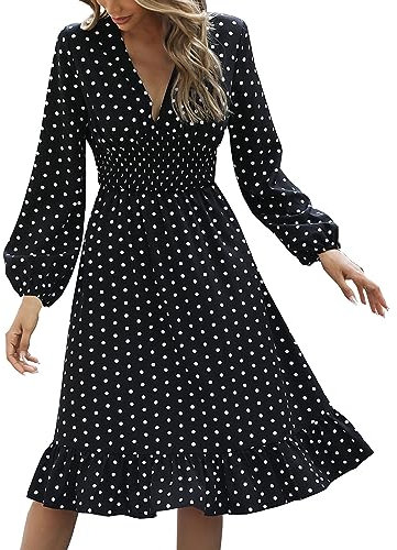 Cocila Vestito Elegante Lilla Donna Abito Cerimonia Rosa Antico Vestiti Estivi Tubino Donna Vestito Estivo Donna Mare Vestito Donna Estivo Due Pezzi Abito Elegante Donna Curvy Estivo (Black, M)