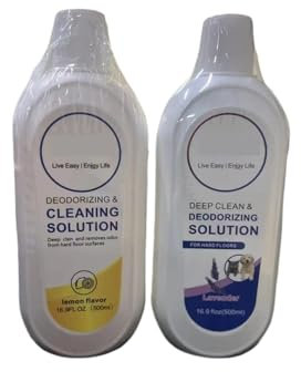 Bodenreinigungslösung mit Zitronengeschmack und Lavendel, 500 ml, kompatibel mit Tineco, Floor ONE S5/S3/IFLOOR3/IFLOOR2/IFLOOR Serien-Staubsaugerroboterteilen