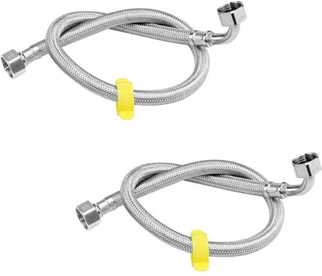LEADAHEAD Raccord de tuyau flexible coudé 1/2 (90°) x 1/2 BSP 60 cm