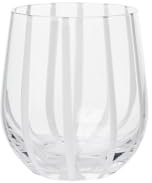 broste Copenhagen Stripe Wasserglas 0,35l