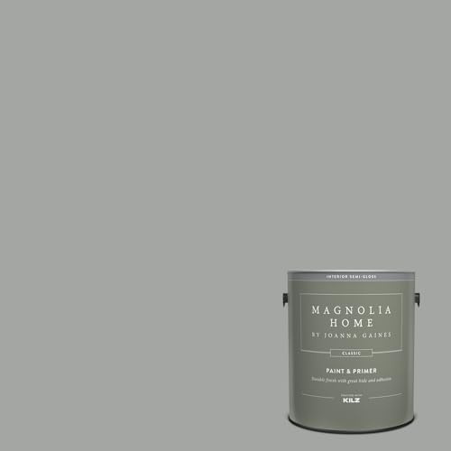 Magnolia Home by Joanna Gaines Classic Interior Wall, Ceiling, Trim Paint and Primer, Semi Gloss Finish, 1 Gallon - VINTAGE WEATHERVANE