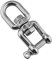 ORFOFE 2st Drehgelenk Aus Metall Spinnring Swivel Lanyards Lösen Karabinerhaken Aus Drehhaken Hängender Wirbel Auge-zu-auge-wirbelschäkel-ringverbinder Hängematte Zum Aufhängen Drehbar