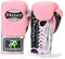 F Fityle Gants de Boxe en Cuir pour Hommes et Femmes pour l'entraînement au Sparring et au Sac Lourd, Rose 10
