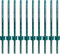 ARIFARO Metal Fence Posts 91cm / 3ft, Pack of 10, Sturdy Duty No Digging Garden U Post for Wire Fencing Steel Poles for Yard, Outdoor Wire