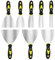 8 Stück Spachtel Set - Edelstahl Malerspachtel Spachtel Set mit Kunststoffgriff - Rostfrei Gipser Spachtel und Kratzer zum Entfernen von Tapeten und Wandbelägen (1/1,5/2/2,5/3/4/5/6 Zoll)