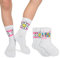 LEON D'ORO Calze Sportive Bambina 2 Paia Calzettoni Ragazza Calzini Made in Italy (IT, Numero, 29, 34, ASS1)