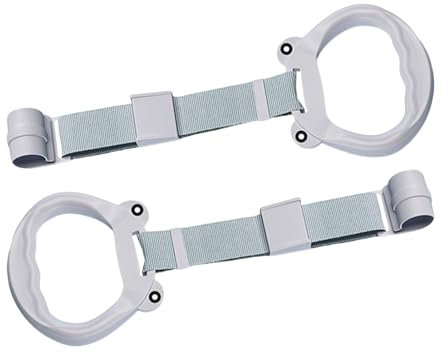 Wpsagek Play Pen Pull Up Rings | 2X Walking Assistant Crib Pull Up Rings | Exercise Toys, Safety Bed Stand Up Activity for Motor Skills Development