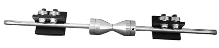 Ronyme Equilibrador de ruedas para motocicleta, herramienta de equilibrado de neumáticos, compacto y compacto, soporte de reparación portátil de metal,