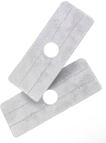 Weidenbach Wischmopp Set mit Eimer XL | 2-Kammer-System für saubere Schmutz- und Frischwassertrennung | Bodenwischer für effizientes Reinigen | Auswringfunktion Wischpads (Wischpads XL - 2er Set)