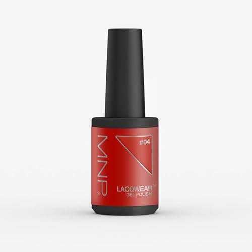 Semi-permanent nail polish easy removal Lacqwear 04 Milano Red Smart Line MNP 10ml