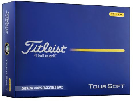 Titleist Tour Soft Golf Ball, Pack of 12