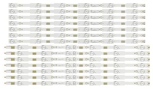 LED-Streifen 12 Lampe Kompatibel Mit Philips 55 TV 55PUH6400/88 55PUK6400/12 55PFF6650/T3 TPT550J1-QVN03.U E556 LB55052 V0_00 LB55052 V1_00