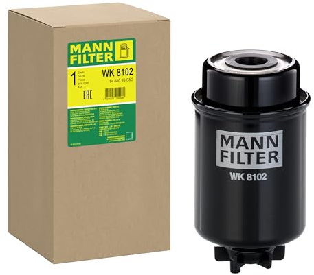 MANN-FILTER WK 8102 Fuel Filter - for Off-Highway Applications | For Off-Highway, Fuel System Protection, Injector Protection, Clean Fuel Supply, True OE Engineering