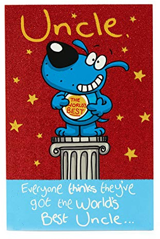 Uncle Birthday Card - Funny Birthday Card for Uncle - World's Best Uncle Birthday Card - Birthday Card for Him - Gift Card for Him - Uncle Birthday Gifts