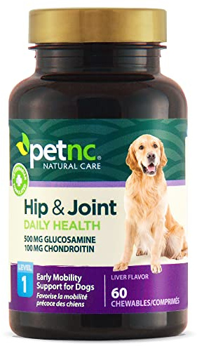 Petnc Natural Care 60 Count Hip and Joint Health Moderate Chewable Tablet for Dogs by 21st Century Healthcare