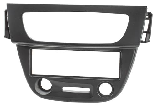tomzz Audio 2445-030 Radioblende kompatibel mit Renault Megane III 2008-2013 Fluence ab 2009 schwarz