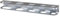 Simon Rack Organizador Herramientas Pared, Soporte para Herramientas, 282 x 35 x 35 mm, Color galvanizado