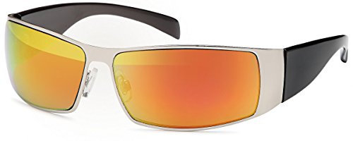 BEZLIT Herren Sonnenbrille Pilotenbrille Sprotlich Rot