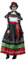 Smiffys Day of the Dead Senorita Costume, Multi-Coloured with Dress, Mock Top, Sash & Rose Headband, Mexican Day of The Dead/Sugar Fancy Dress, Adult Dress Up Costumes