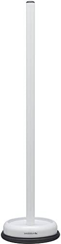 Sealskin Acero Reserverollenhalter, Toilettenpapierhalter zur Aufbewahrung von bis zu 4 Rollen Toilettenpapier, freistehend, ohne bohren, Toilettenrollenhalter aus Edelstahl, Farbe: Weiß