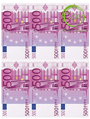 500 Euro Tortenaufleger,Geburtstag, … Deckopapier