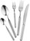 Mulex Besteckset 60-TLG, Edelstahl 18/10 mit Nickelanteil, Silber, 22 x 4 x 2 cm