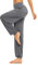 BeautyWill Yogahose/Laufhose/Jogginghose Fitness-Hose Hose in 3/4-Länge für Damen - für Sport und Training aus 95% Modal, Dunkelgrau Lange, Gr. L