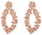 Suplight Orecchini Pendenti Donna Orecchini Lunghi Fascia Figlia Figlie Vite, Gioiello Elegante Delicato, Regalo Natale San Valentino, Confezione Regalo, Rosa