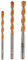 KEIL Universalbohrer GOLDCRAFT, 3-teilig Schlagbohrersortiment 6-8-10 mm