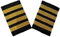 Professionelle Pilot Uniform Epaulets Streifen Muster Dekoration Uniformen Zubehör Epauletten Schulter Pilots Bar Für Hemd - Vier Bars