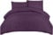 Utopia Bedding Bettwäsche 200x200 Set - Mikrofaser Bettbezug 200x200 cm + 2 Kissenbezüge 50x75 cm - Lila