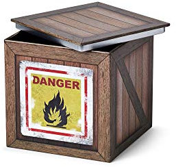 Nintendo Smash Brothers Crate 4 x 4 Inch Tin Storage Box