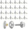 SNAGAROG 25 Stück Druckknöpfe Schrauben Edelstahl Druckknöpfe 15mm Snap Fastener Canvas Screw Snaps Druckknöpfe zum Anschrauben für Planen, Schiffe, Möbel, Segeltuch, Autozelte
