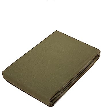 Bassetti Linea Pop Color Spannbettlaken, 100 % Baumwolle, mit elastischen Ecken, für Doppelbett, französisches Bett, Camouflage, Doppelbett 175 x 200 cm