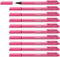 STABILO Stylo feutre pointMax - Lot x 10 stylos feutre pointe moyenne - rose