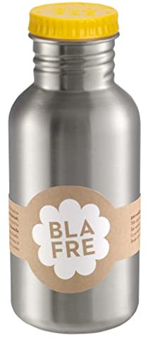 Blafre Stahlflasche 500ml mit Trinkschnabel, gelb